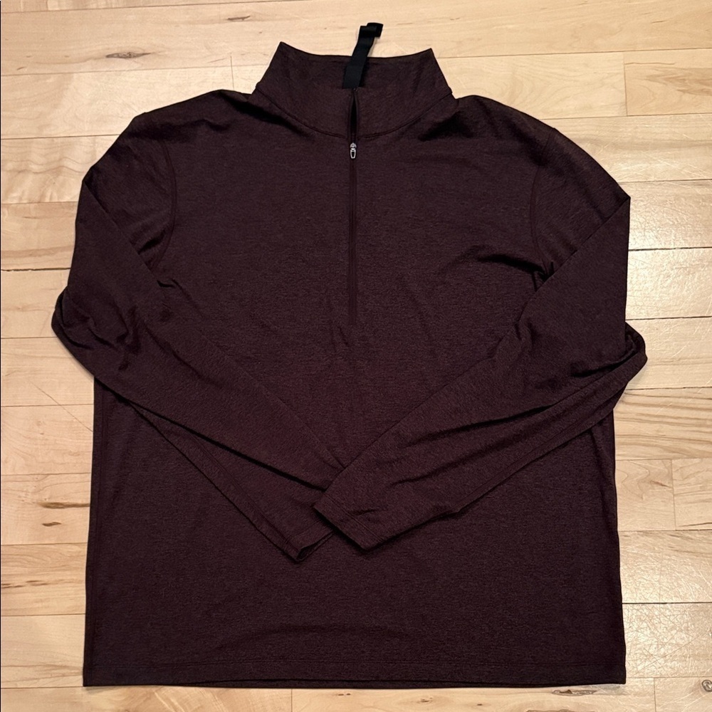 Men's Lululemon Jersey Soft Quarter Zip Sweater - Picture 2 of 3